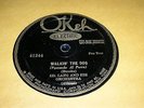 78 rpm- Eddie Lang O- 1929 Okeh with Hoagy Carmichael- top jazz