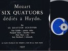 RARE MOZART SCHAFFER STRING QUARTET ORIGINAL MONO LP