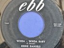 EDDIE DANIELS 45 Whoa Whoa baby EBB 108 VG ORIGINAL 1957 Rockabilly