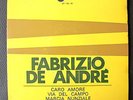 FABRIZIO DE ANDRE EP MADE IN PORTUGAL 45 PS 7 1968 * CARO AMORE * ITALIAN