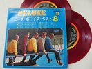 THE BEACH BOYS Best 8 CAPITOL 2 x E.P Red Vinyl SURF POP ROCK JAPAN PRESS VG++