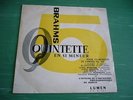 WILHEIM POSEGGA BRAHMS QUINTETTE SI MINEUR 10'' LUMEN RARE FRENCH CLASSICAL ??