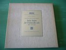 PIERRE FOURNIER BACH SUITES CELLO SOLO 3 LPs ARCHIV BOX SET NEAR MINT ??