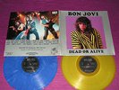 BON JOVI Dead or Alive / colourd vinyl DoLP 1987 SWINGIN' PIG TSP 102-2