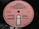 KING CRIMSON - IN THE COURT OF - PINK ISLAND UK PRESS - A2/B4 MATRIX - E.J. DAY