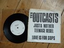 THE OUTCASTS, Just Another Teenage Rebel , Orig, Punk, OI, KBD, RUDI, Good Vibra