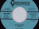 Popcorn R&B 45 CHIEFS Apache GREENWICH HEAR NM/VG++