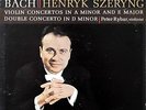 HENRYK SZERYNG / Bach Violin Concertos / Original Mercury SR 90466, WHITE PROMO