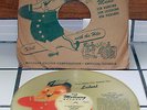 Vogue Mercury 5054 5055 RARE DJ Picture Disc & Sleeve 78 RPM Damone / Baker VG+