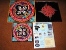 KISS ROCK N ROLL OVER USA VINYL  LP + UNUSED STICKER SHEET & ORDER FORM RECORD