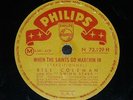JAZZ 78 rpm RECORD Philips BILL COLEMAN Knuckle head / When the Saints go...