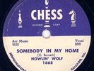 HOWLIN' WOLF, Sombody In My Home / Nature, Chess 1668, E-