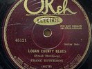 78rpm-Okeh 45121 electric-Frank Hutchison -logan county blues / scene of Titanic