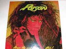 POISON VINYL RECORD OPEN UP AND SAY ....AHH EXCELLENT CONDITION