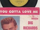 DIG RICHARDS   Rare 1960 Aust Only 7