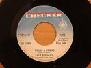 LUCY RODGERS I Found A Friend *LET TRAIN ROLL EASY* Funk Gospel 45 CHECKER 5042