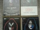 kiss kassetten 4 stück Paul Stanley Peter Criss Jean Simmons Ace Frehley