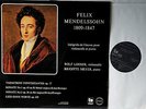 RARE Mendelssohn Works for Cello & Piano - Rolf Looser - Swiss only LP VDE NM