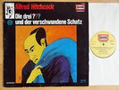 DIE DREI FRAGEZEICHEN ??? und verschwundene Schatz 22 LP * 1981 Alfred Hitchcock
