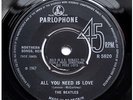 The Beatles - All You Need Is Love - UK 1967 1st Press 45 **1G/1G Stampers**