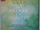 HMV 2C 16331/6) *PARENNIN QUARTET DUMAY LODEON PASQUIER* FAURE THE CHAMBER MUSIC