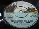 BOB & MARCIA - YOUNG GIFTED AND BLACK 1970 ESCORT SKINHEAD 45 NO STRINGS CUT
