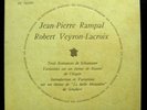RAMPAL & VEYRON-LACROIX schumann rossini LP DF 730.019 Les Discophiles
