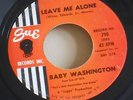 BABY WASHINGTON * leave me alone / you and the night and the music* SUE 790