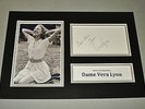 Dame Vera Lynn Signed A4 Photo Display WW2 Sweetheart Autograph Memorabilia +COA