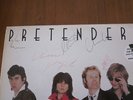 PRETENDERS 1st VINYL LP WITH GENUINE AUTOGRAPHS