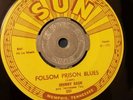 Johnny Cash Folsom Prison Blues / So Doggone Lonesome SUN 232 45 record Org. NP