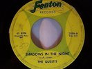 Quests  Shadows In The Night / I'm Tempted  1966 Fenton Michigan Garage Rock 45