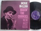 JACKIE McLEAN  Makin The Changes ORIG US LP New Jazz 8231 PURPLE DG RVG NM