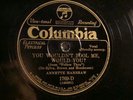 COL 1769D- ANNETTE HANSHAW -YOU WOULDN'T FOOL ME / LOVER COME BACK TO ME