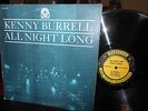 KENNY BURRELL ALL NIGHT LONG Orig. PRESTIGE 7289 RVG VG+ NM LP