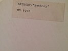 Bathory-Rare Black Metal US Test Pressing Of First LP-Near Mint-Vinyl Record