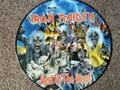 IRON MAIDEN.best of the beast.pic disc limited to 500.. super rare .vinyl record