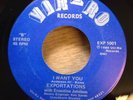 EXPORTATIONS Find Another Day/I Want You 45  Vir-Ro modern northern soul