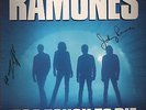 The Ramones Too Tough Too Die LP autographed by Johnny and Joey