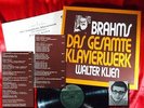 JOHANNES BRAHMS DAS GESAMTE KLAVIERK WALTER KLIEN PIANO 6 LP BOX-SET