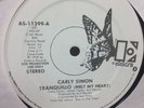CARLY SIMON - tranquillo (melt my heart) - ELEKTRA - white label promo