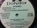 GREGG DIAMOND BIONIC BOOGIE  hot butterfly b/w fess up to the boogie POLYDOR WLP