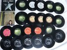 RECORDS .22 BEATLES AND RELATED 7 INCH SINGLES.ORIGINAL BEATLES HIT SINGLES