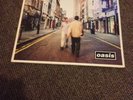 OASIS WHATS THE STORY MORNING GLORY  VINYL LP 1ST PRESSING 1995 EX/EX VERY RARE