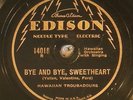 Hawaiian Troubadours, (thin) Edison 14018, E  (steel guitar)