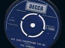ZOMBIES she does everything to me / goin' out of my head HEAR MINT- 60 beat MOD
