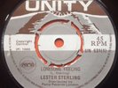 LESTER STERLING-LONESOME FEELING/BRIGHT AS A ROSE-7'UNITY 531 -OG-UNPLAYED