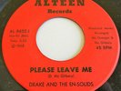 Northern Soul 45 DRAKE & EN-SOLIDS Please Leave Me / I'll Always ALTEEN 8652 NM-