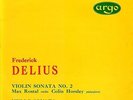 Argo RG49 - Delius - Violin Sonata No.2 - Max ROSTAL - Colin HORSLEY - RARE