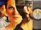 STYX pieces of eight AMLH 64724 clear vinyl uk a&m 1978 gatefold LP PS EX/EX